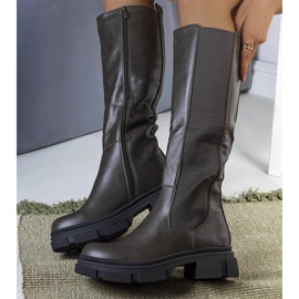 Green warm boots from Flores 1