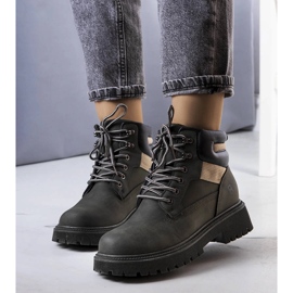 Green, insulated boots by Nadel 1