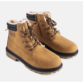 Men's camel insulated North boots brown 1