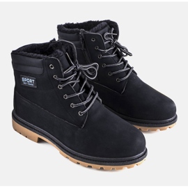 Men's black insulated boots from North 1 Men's black insulated boots from North 1