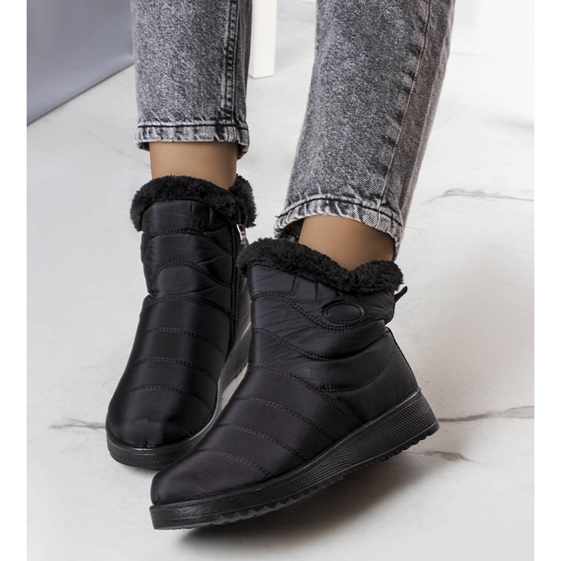 Inna Black insulated snow boots from Fiedler 1