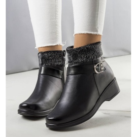 PA1 Black, insulated boots on the wedge Bryson 1