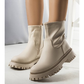 BM Basil beige insulated boots 1