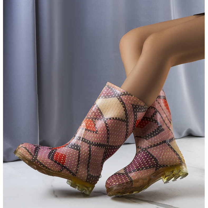 Pink high boots from Massby 1