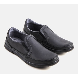 BM Men's black slip-on shoes from Lazar 1 BM Men's black slip-on shoes from Lazar 1