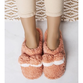 Dark pink soft Rabit slippers 1 Dark pink soft Rabit slippers 1