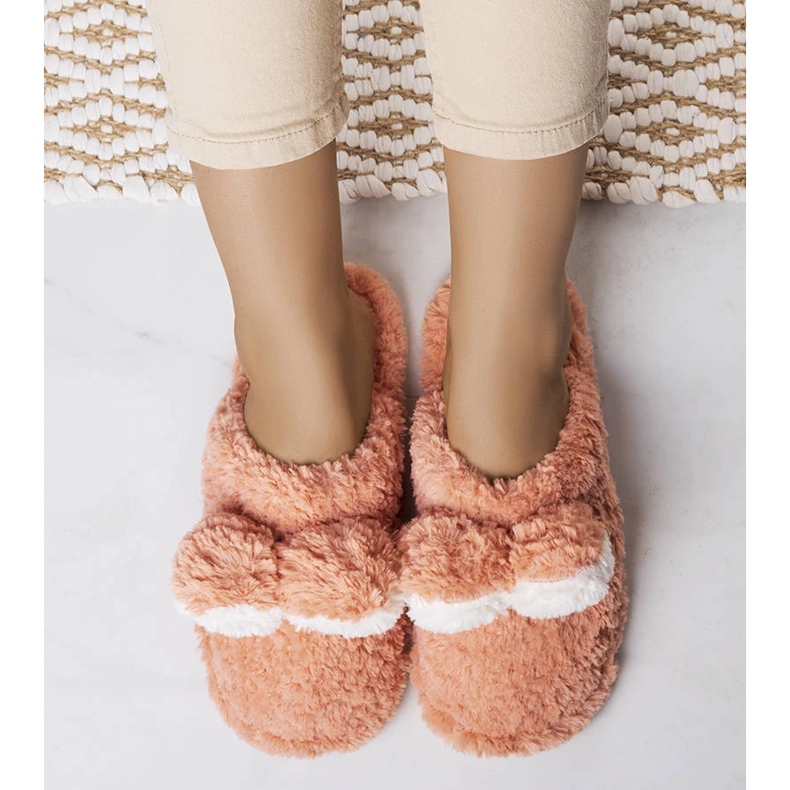 Dark pink soft Rabit slippers 1 Dark pink soft Rabit slippers 1