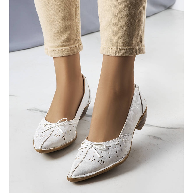 BM Glazko white ballerinas 1