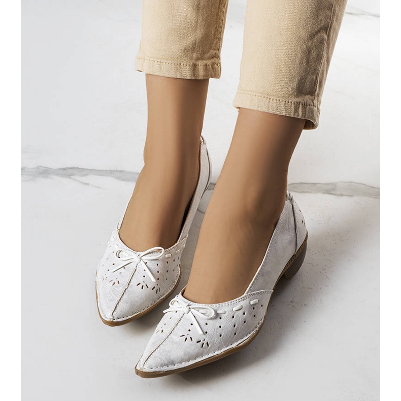 BM Glazko white ballerinas 2