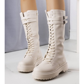 BM Beige high boots from Christopher 1
