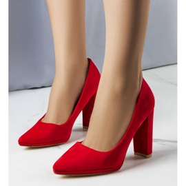BM Emma's red high heel pumps 1