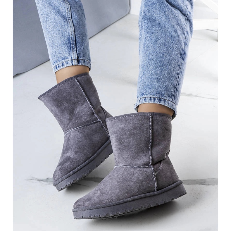 Hank gray insulated snow boots grey 1