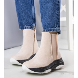 PA1 Beige insulated boots from Roussy 1