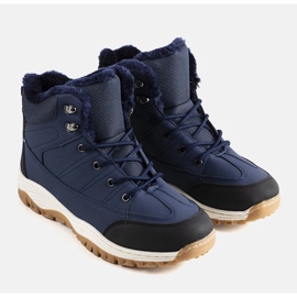 Violette navy blue insulated boots 1 Violette navy blue insulated boots 1