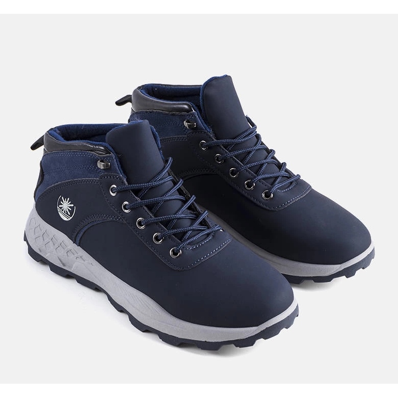 Navy insulated boots from Briar blue 1