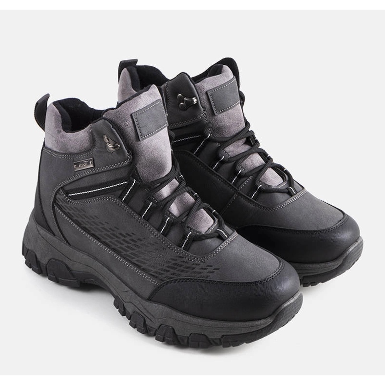 Gray insulated boots from Jaxx grey 1