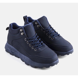 Kyson navy blue insulated boots 1