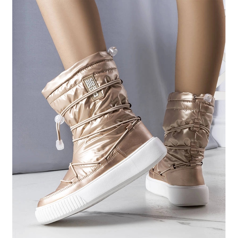 Big Star golden snow boots KK274194 beige