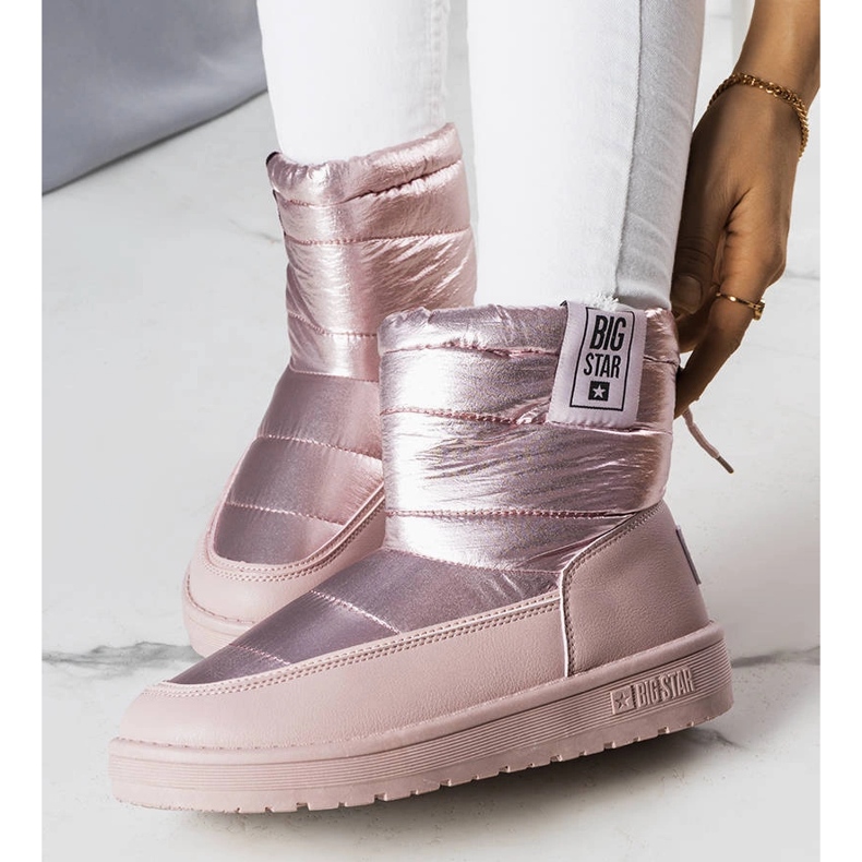 Big Star II274119 pink snow boots 1