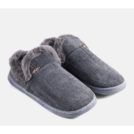 BM Men's gray Voltar slippers grey 1