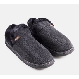 Men's black Voltar high slippers 1 Men's black Voltar high slippers 1