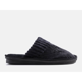 BM Men's black slippers from Lesseps 1
