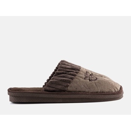 Men's brown slippers from Lesseps 1 Men's brown slippers from Lesseps 1