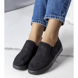 Black sneakers sneakers with eco-part 1