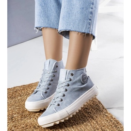 Blue insulated sneakers Big Star EE274115 1