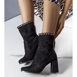 Black ankle boots from Ellianna 1