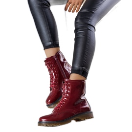 Red patent boots from Rhys 1