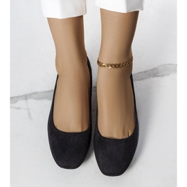 Black suede ballerinas from Jules 1
