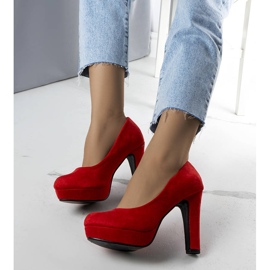 Red heel pumps from Tatum 1