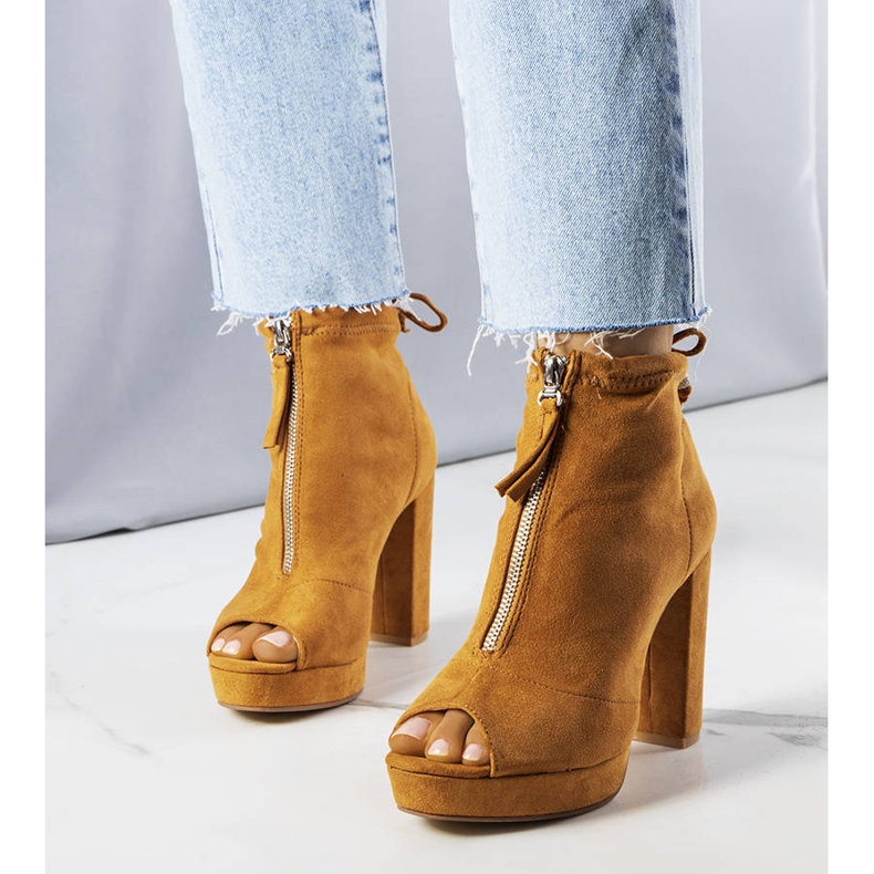 BM Camel heeled boots from Payto brown 1