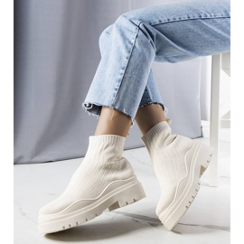 BM Cali beige sock boots 1 BM Cali beige sock boots 1