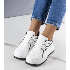 BM Juanita white platform sneakers 1