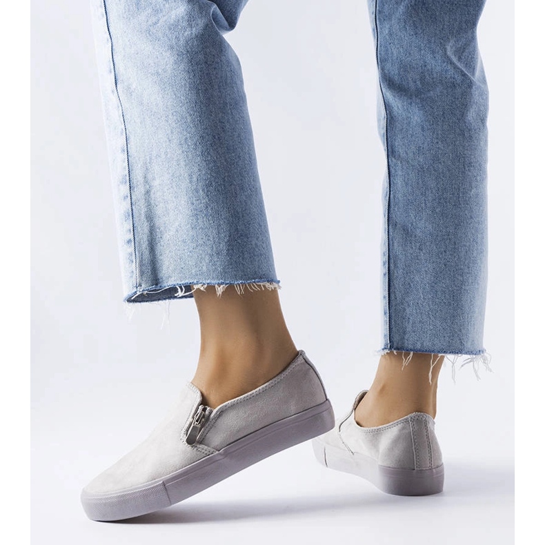 Gray sneakers from Gary grey 1