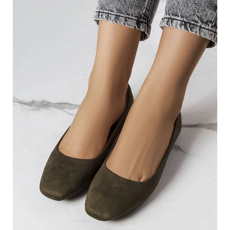 Jules green eco-suede ballet flats 1 Jules green eco-suede ballet flats 1