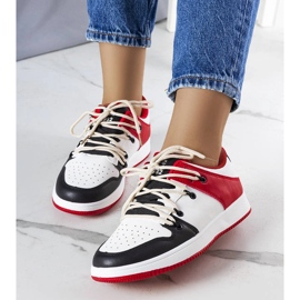 Black and red retro sneakers white 1 Black and red retro sneakers white 1