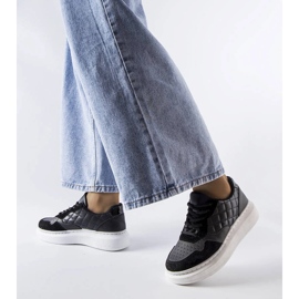 Women's black sneakers from Latoya 1 Women's black sneakers from Latoya 1