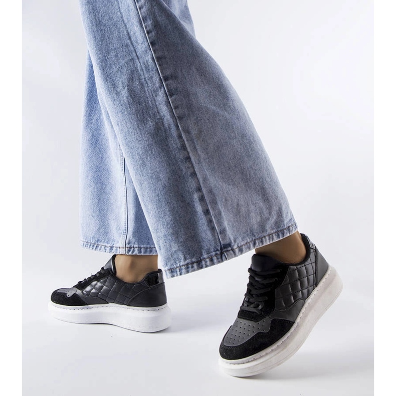 Women's black sneakers from Latoya 1 Women's black sneakers from Latoya 1