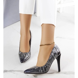 Black heels covered with Erika foil 1