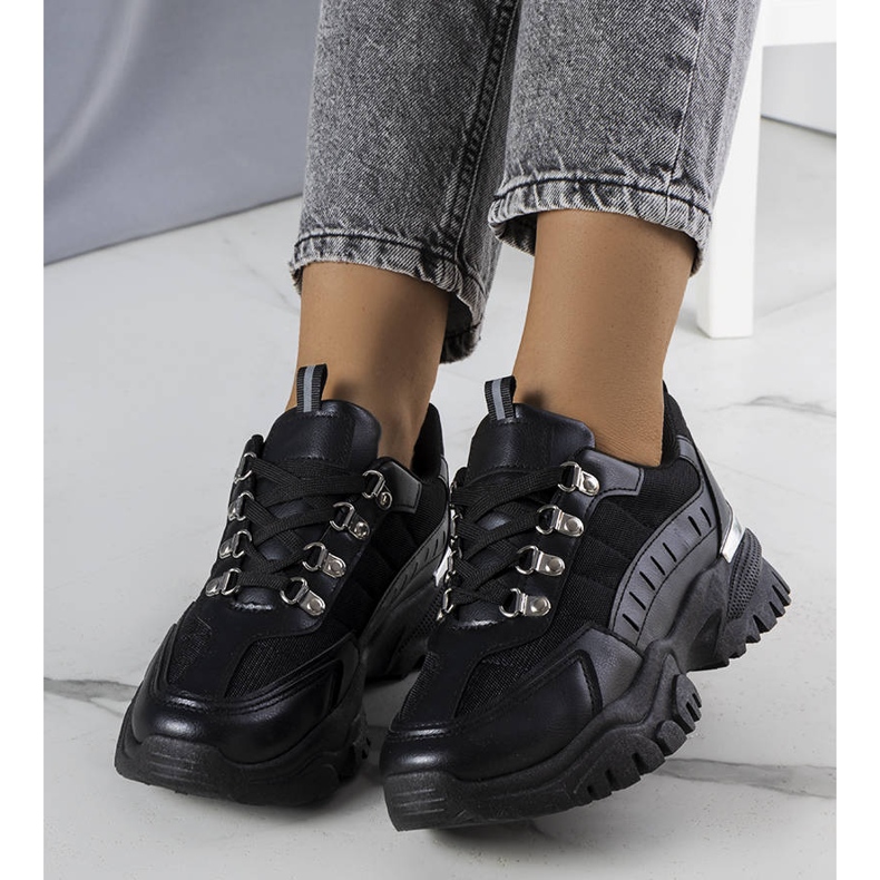 Mindy black sneakers 1