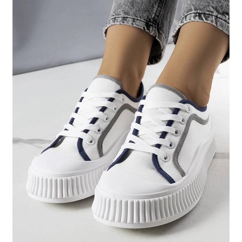 Johanna white platform sneakers 1