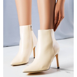 PA1 Sandy beige stiletto heel boots 1 PA1 Sandy beige stiletto heel boots 1