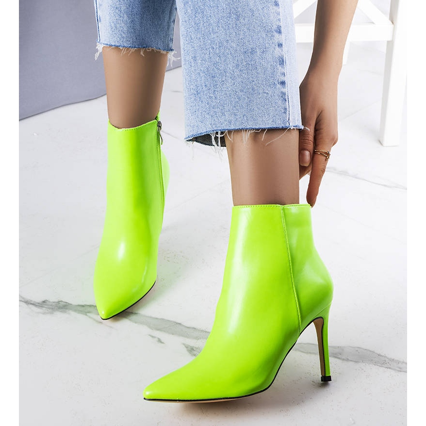 Martha Sage Green Double Platform Block Heel Ankle Boots | SIMMI London