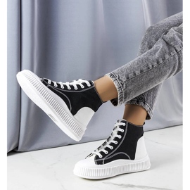Black platform sneakers from Terri 1