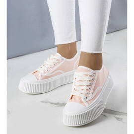 Light pink platform sneakers from Delores 1 Light pink platform sneakers from Delores 1