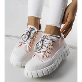 Pink platform sneakers from Toni 1