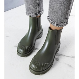 Michele's green short wellies 1